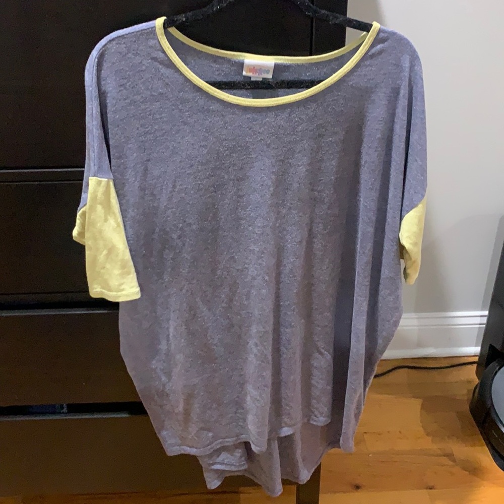 Blue and yellow Irma lularoe large